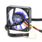 NoiseBlocker-BlackSilentFan XM1 40*40*10mm, 11dB, 2.9CFM, connect. 3 pins carte m&egrave;re BOITE
