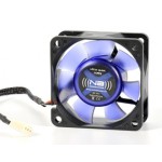 NoiseBlocker-BlackSilentFan XR2 60*60*25mm, 15dB, 14.1CFM, connect. 3 pins carte m&egrave;re BOITE