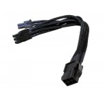 NZXT-Rallonge Gain&eacute;e 6+2pins PCIe 25cm NOIR - CB 8V