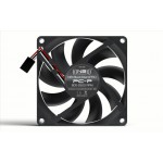 NoiseBlocker-BlackSilentFanPro PC-P 80*80*15mm, 6.2-25.8dB, 8.2-30.6CFM, connect. 4 pins PWM