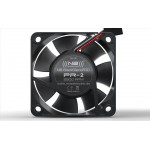 NoiseBlocker-BlackSilentFanPro PR-2 60*60*25mm, 16.8dB, 17.1CFM, connect. 3 pins carte m&egrave;re