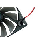 Phobya-Ventilateur 140*140*25mm Nano-G 14 PWM Black Silent Edition
