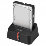 Sharkoon-Station d'accueil pour Disque Dur SATA - SATA Quickport XT USB3.0 Noir