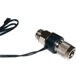DocMicro-Embout M&eacute;tal Droit 1/4" pour tuyau 8/10mm ESV + Sonde Temp.