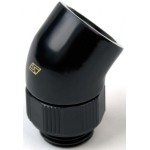 SwifTech-Double Connecteur M&acirc;le / Femelle 1/4" 45&deg; Rotatif - Noir