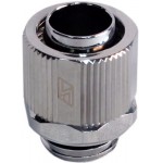 SwifTech-Embout M&eacute;tal Droit 1/4" pour Tuyau 10/13mm - Argent