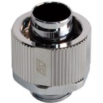 SwifTech-Embout M&eacute;tal Droit 1/4" pour Tuyau 10/16mm - Argent