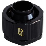 SwifTech-Embout M&eacute;tal Droit 1/4" pour Tuyau 13/19mm - Noir