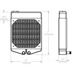 SwifTech-Radiateur 120 + R&eacute;servoir Int&eacute;gr&eacute; MCR120-QP RES