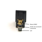DocMicro-Interrupteur / Switch - Rectangulaire - Point VERT