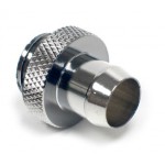 The Feser Company-Jeu de 10 Embouts Cannel&eacute;s Droit 1/4" pour tuyau 10mm - Compacts - Finition Alu Brillant