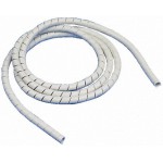 DocMicro-Serre cable en spirale Blanc diam&egrave;tre 4 &agrave; 9mm (Prix au m&egrave;tre)
