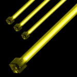 Sharkoon-N&eacute;on Cold Cathode 30cm JAUNE (*2) Prot&eacute;g&eacute; + starter (Kit de 2 N&eacute;ons)