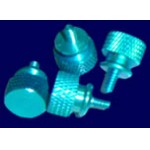 DocMicro-Vis boitiers &agrave; main Thumbscrews couleur BLEU (Lot de 10 vis)