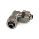 DocMicro-Coude M&eacute;tal pour tuyau 8/10mm - COULEUR NOIRE