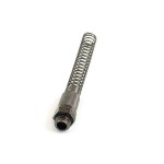 DocMicro-Embout M&eacute;tal Droit 1/4" Anti-pincement pour tuyau 8/10mm - COULEUR NOIRE