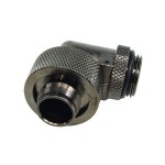DocMicro-Embout M&eacute;tal Coud&eacute; 3/8" pour tuyau 13/19mm - NOIR