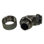 DocMicro-Embout M&eacute;tal Coud&eacute; 3/8" pour tuyau 13/19mm - NOIR
