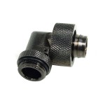 Solde : Embout Métal Coudé 3/8" pour tuyau 13/19mm - NOIR DocMicro - Embout Métal Coudé 3/8" pour tuyau 13/19mm - NOIR