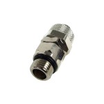 DocMicro-Embout M&eacute;tal Droit 1/4" pour tuyau 10/13mm - ROTATIF