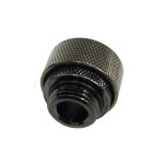 DocMicro-Embout M&eacute;tal Droit 3/8" pour tuyau 13/19mm - NOIR
