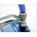 DocMicro-Embout M&eacute;tal Pivotant Droit 1/4" pour tuyau 8/10mm
