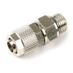 DocMicro-Embout M&eacute;tal Pivotant Droit 1/4" pour tuyau 8/10mm