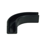 DocMicro-Connecteur PVC Coud&eacute; 90&deg; pour Maintenir et Guider le Tuyau 10mm Externe NOIR