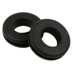 DocMicro-Caoutchoucs Passe-cloison pour tuyau 10mm externe (Jeu de 2)