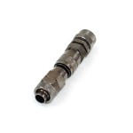 DocMicro-Raccord AutoBloquant pour tuyau 10/13mm avec Passe-Cloison COULEUR NOIRE
