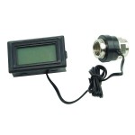 DocMicro-Sonde de Temp&eacute;rature Femelle/Femelle Filetage 1/4" HighFlow + Afficheur LCD