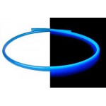 DocMicro-Tuyau PVC Souple 13mm interne, 19mm externe (Au m&egrave;tre) BLEU R&eacute;actif aux UV