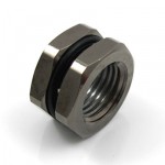 XSPC-Passe-Cloison 1/4" Noir