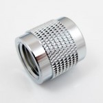 XSPC-Double Connecteur Femelle / Femelle 1/4" - Argent