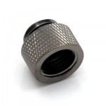 XSPC-Double Connecteur M&acirc;le / Femelle 1/4" - Noir / Nickel