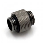 XSPC-Double Connecteur M&acirc;le / M&acirc;le 1/4" LONG - Noir / Nickel