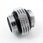 XSPC-Double Connecteur M&acirc;le / M&acirc;le 1/4" COURT - Argent