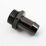 XSPC-Embout Cannel&eacute; Droit 1/4" avec Joint pour Tuyau 10mm Noir / Nickel