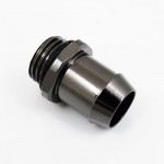 XSPC-Embout Cannel&eacute; Droit 1/4" avec Joint pour Tuyau 13mm Noir / Nickel