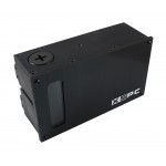 XSPC-R&eacute;servoir Double Baie Noir pour 1 Pompe Laing D5