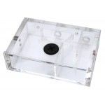 XSPC-R&eacute;servoir Baie Plexi 5"1/4 Fa&ccedil;ade Aluminium Noir & Argent