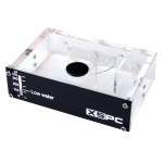 XSPC-R&eacute;servoir Baie Plexi 5"1/4 Fa&ccedil;ade Aluminium Noir & Argent
