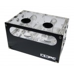 XSPC-R&eacute;servoir Double Baie Plexi pour 2 Pompes Laing DDC Bayres Two
