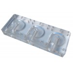 XSPC-Top Plexi TRIPLE pour 3 Pompes Laing DDC