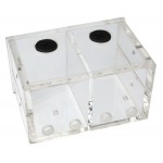 XSPC-R&eacute;servoir Double Baie Plexi 5"1/4 Fa&ccedil;ade Aluminium Noir & Argent - SPLIT