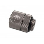 EK Water Blocks-Embout M&eacute;tal Droit 1/4" pour Tuyau 10/13 - EK-CSQ Fittings 10mm - NOIR