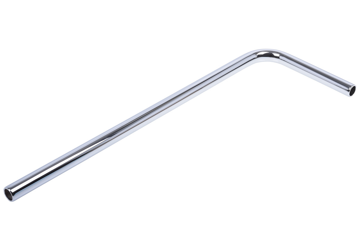 Tuyau Rigide 10/13mm Laiton Chromé HardTube Coudé 90° 10/30cm