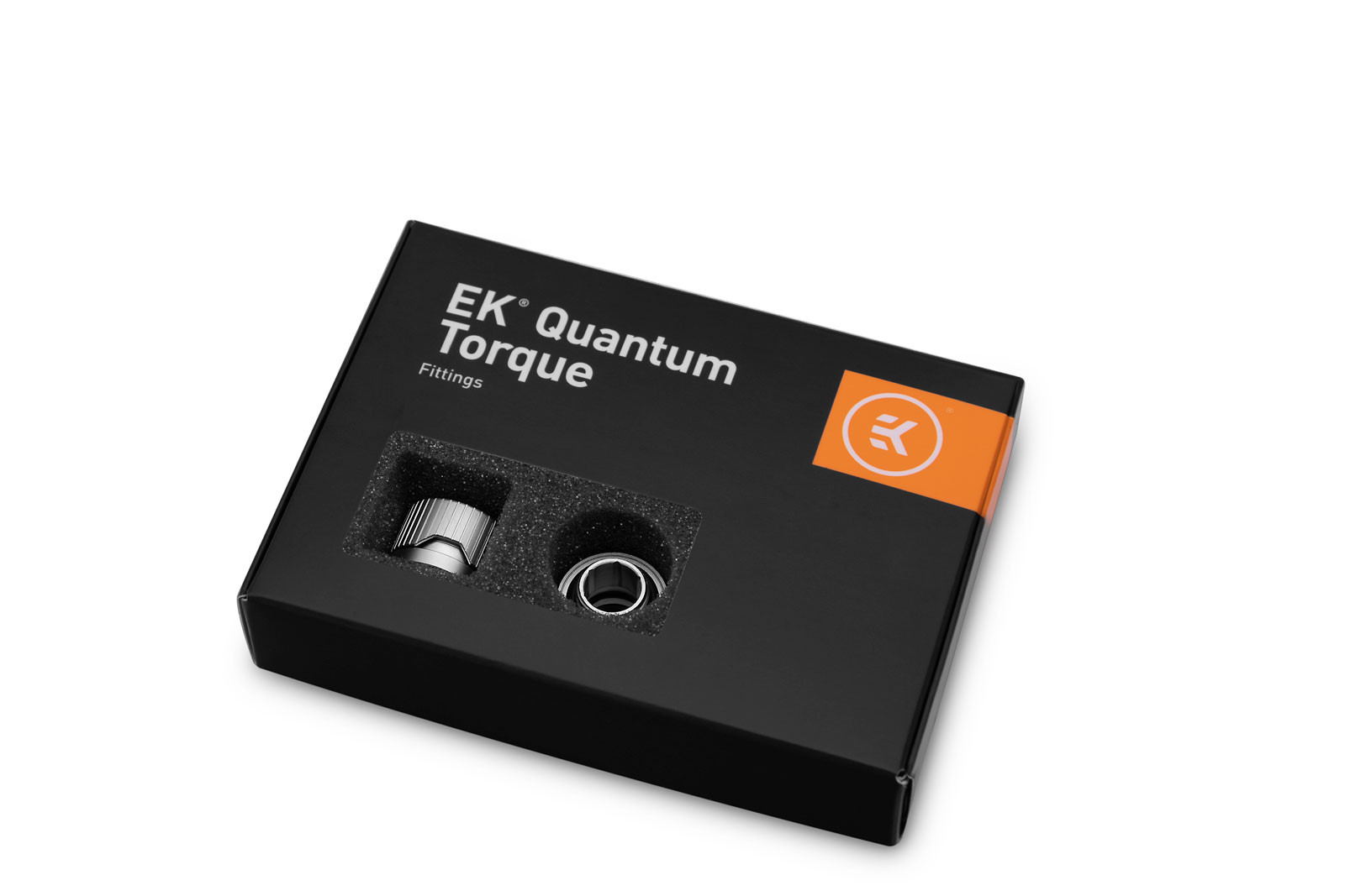 EK-Quantum Torque 6-Pack HDC 12 - Satin Titanium - EK Water Blocks