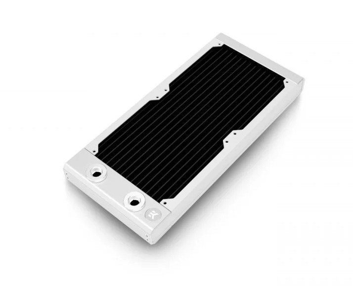 Cheek Style Block Radiator EK-Quantum Surface S240 - White - EK Water Blocks - Watercooling ...