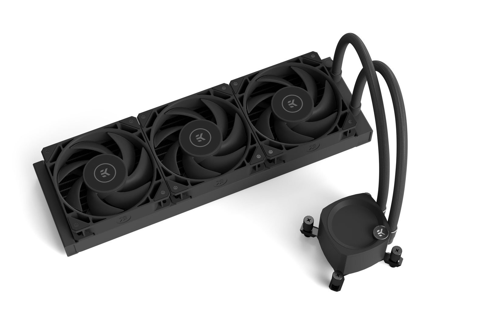 EKNucleus AIO CR360 Dark EK Water Blocks Watercooling Kit
